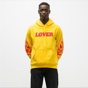Bianca Chandon Flaming Lover Hoodie XL NWT